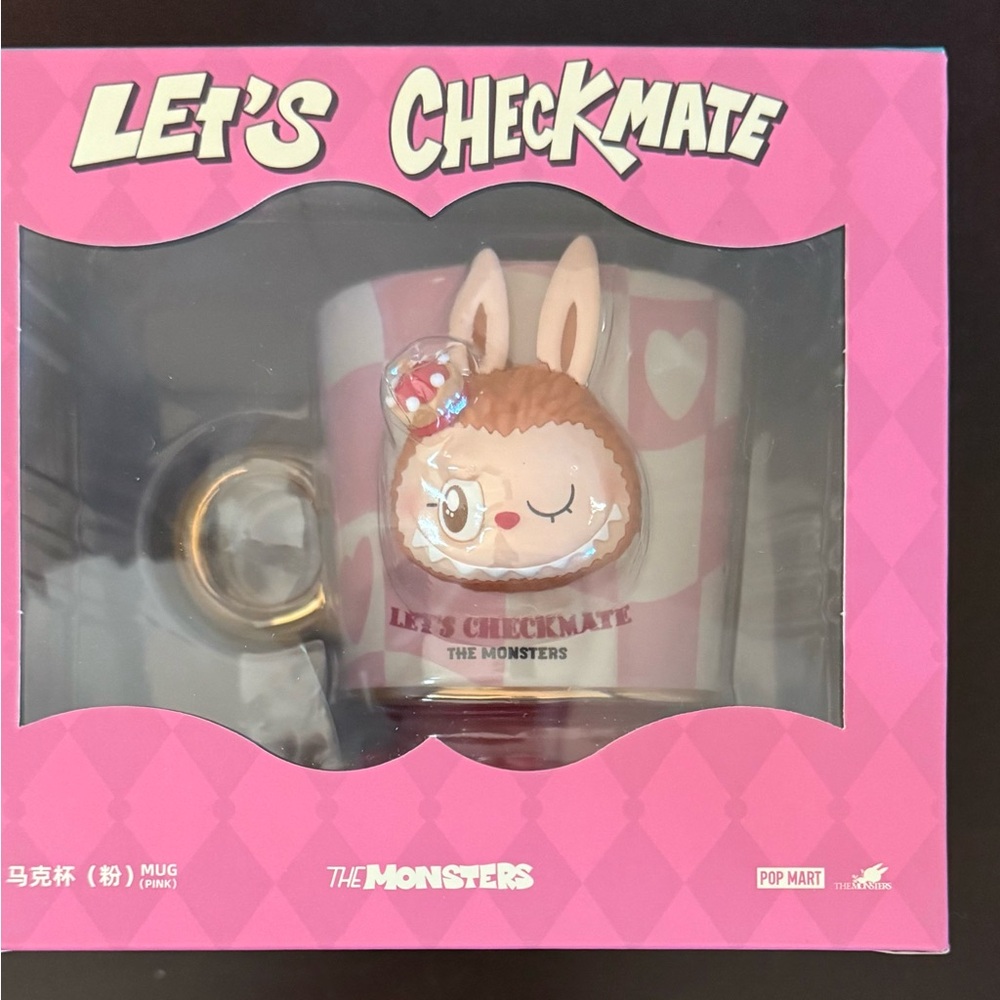 Pop Mart The Monsters Let's Checkmate Series - Mug, Pink